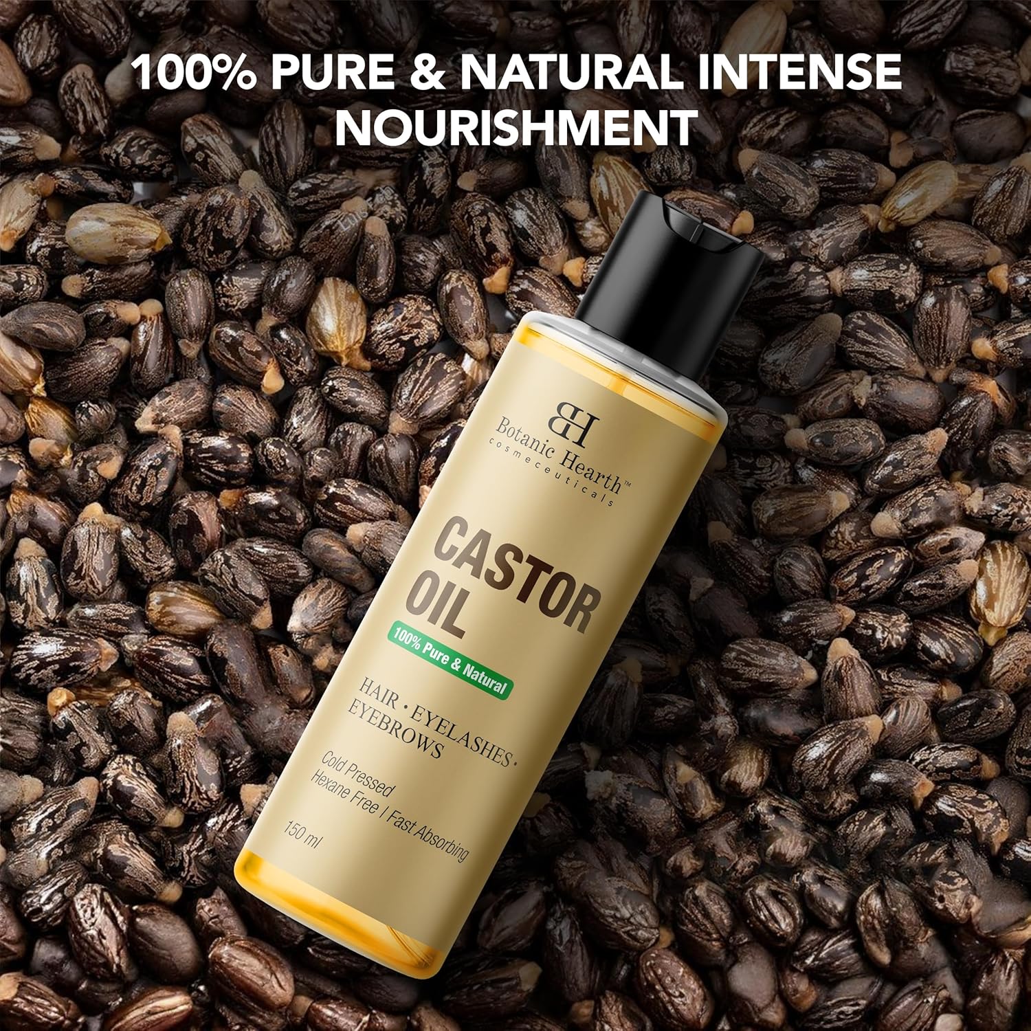 Botanic Hearth 100% Pure & Natural Cold Pressed Castor Oil | Grocsy