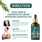 Nuerma Science Rosemary Essential Oil | For Natural Skin Glow & Hair Growth | Grocsy