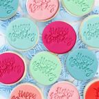 Confect Celebration Stencils Toppers Cutters | Celebration Topper Cutter (Happy Birthday 01) | Grocsy