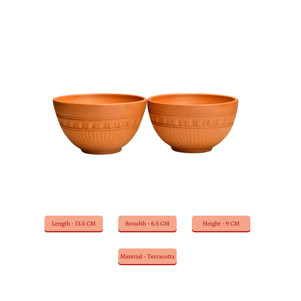 Sowpeace Handcrafted Terracotta Soup Bowl: Artful Kitchenware & Decor | Grocsy
