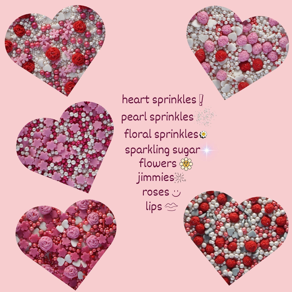 Confect Glittering Grace I Silver & White Pearls | Edible Mother's Day Sprinkles | Grocsy