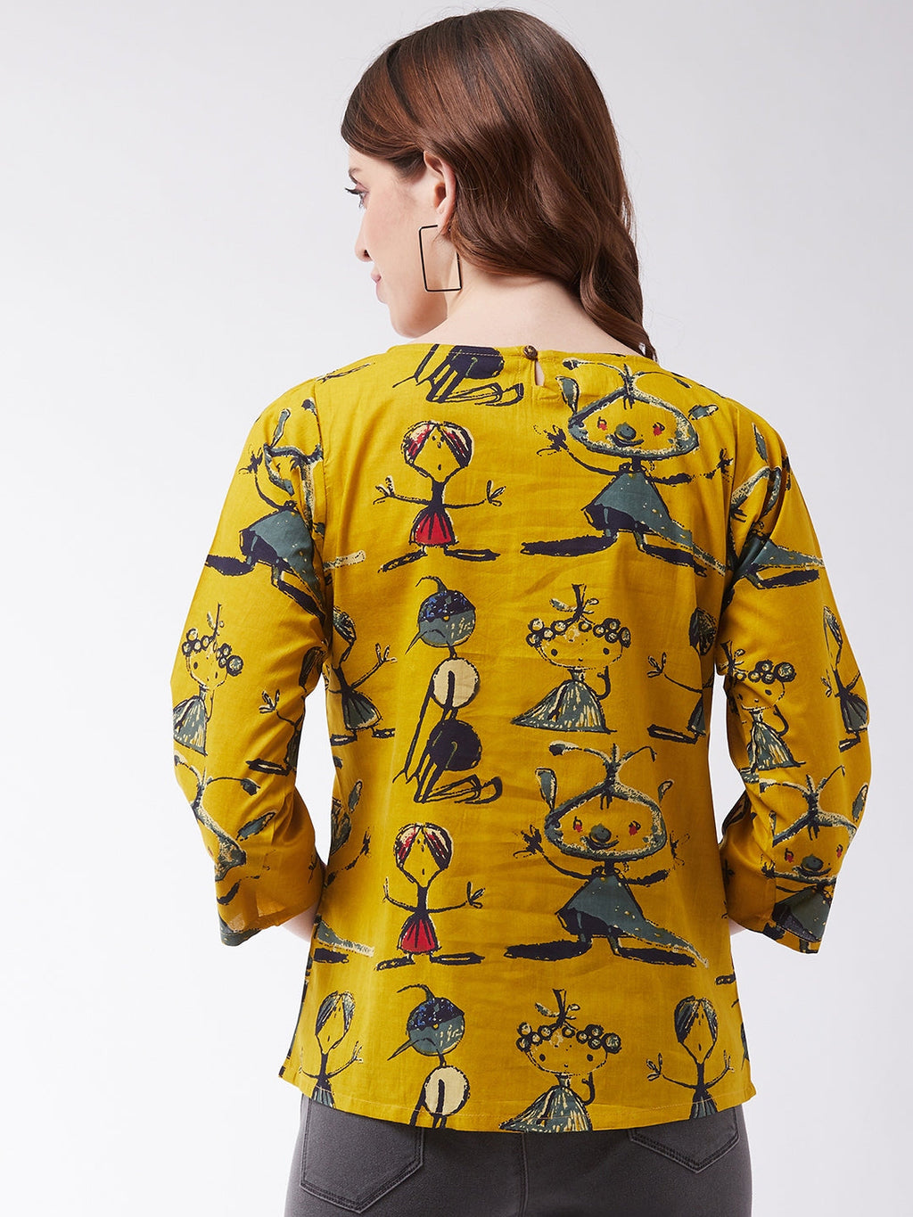 InWeave Women's Quirky Top With Sleevs | Grocsy