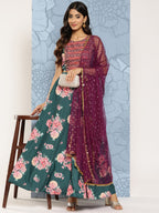 Ahalyaa Printed Sequinned Ready to Wear Lehenga & Blouse With Dupatta | Grocsy