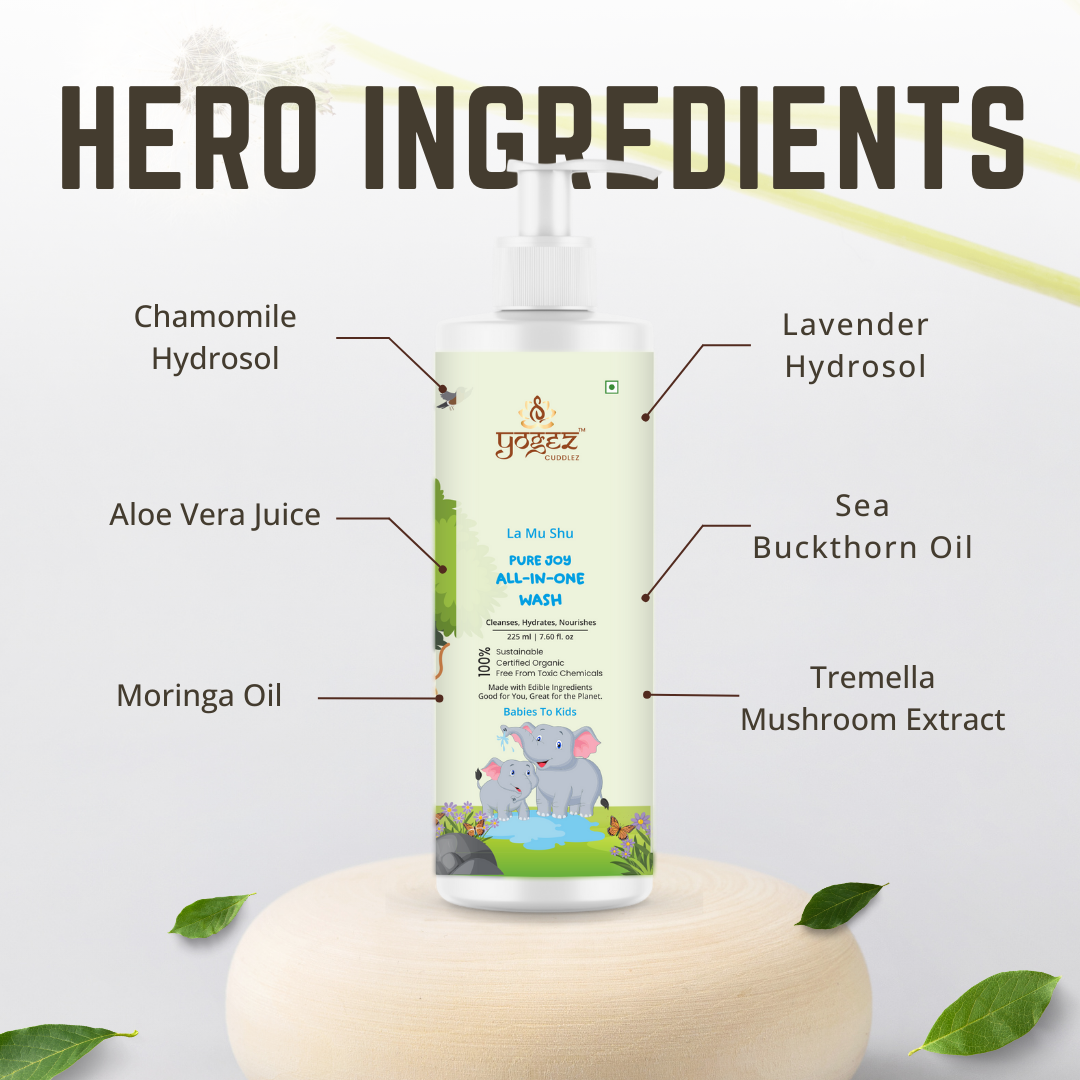 Yogez La Mu Shu Pure Joy All-in-One Wash | Grocsy
