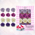Confect Ombre- 6 | Edible Sugar Roses Topper | Grocsy