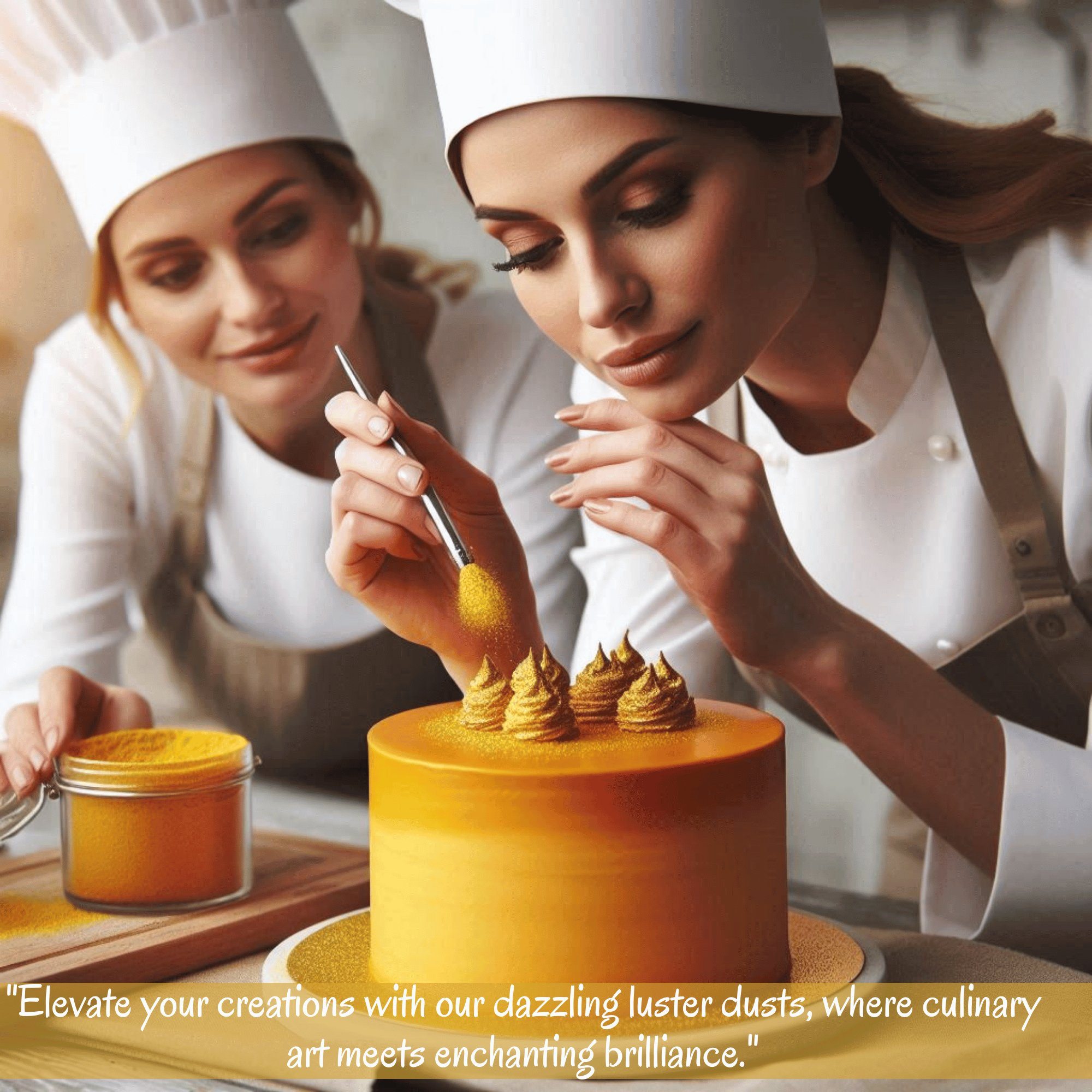Confect Marigold Yellow | Edible Luster Dust | Grocsy