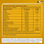 BOOSTIQ ACV Moringa & Cinnamon Effervescent Tablets - Lemon Flavour | Grocsy