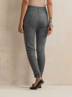 trueBrowns Grey Woollen Leggings | Grocsy