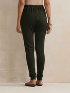 trueBrowns Green Woollen Leggings | Grocsy