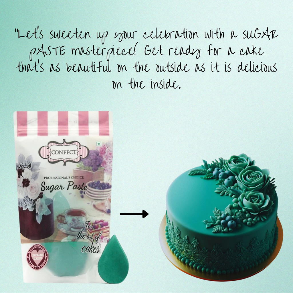 Confect Emerald Green Fondant | Edible Sugarpaste | Grocsy