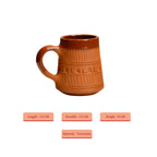 Sowpeace Traditional Terracotta Coffee mugs | Grocsy