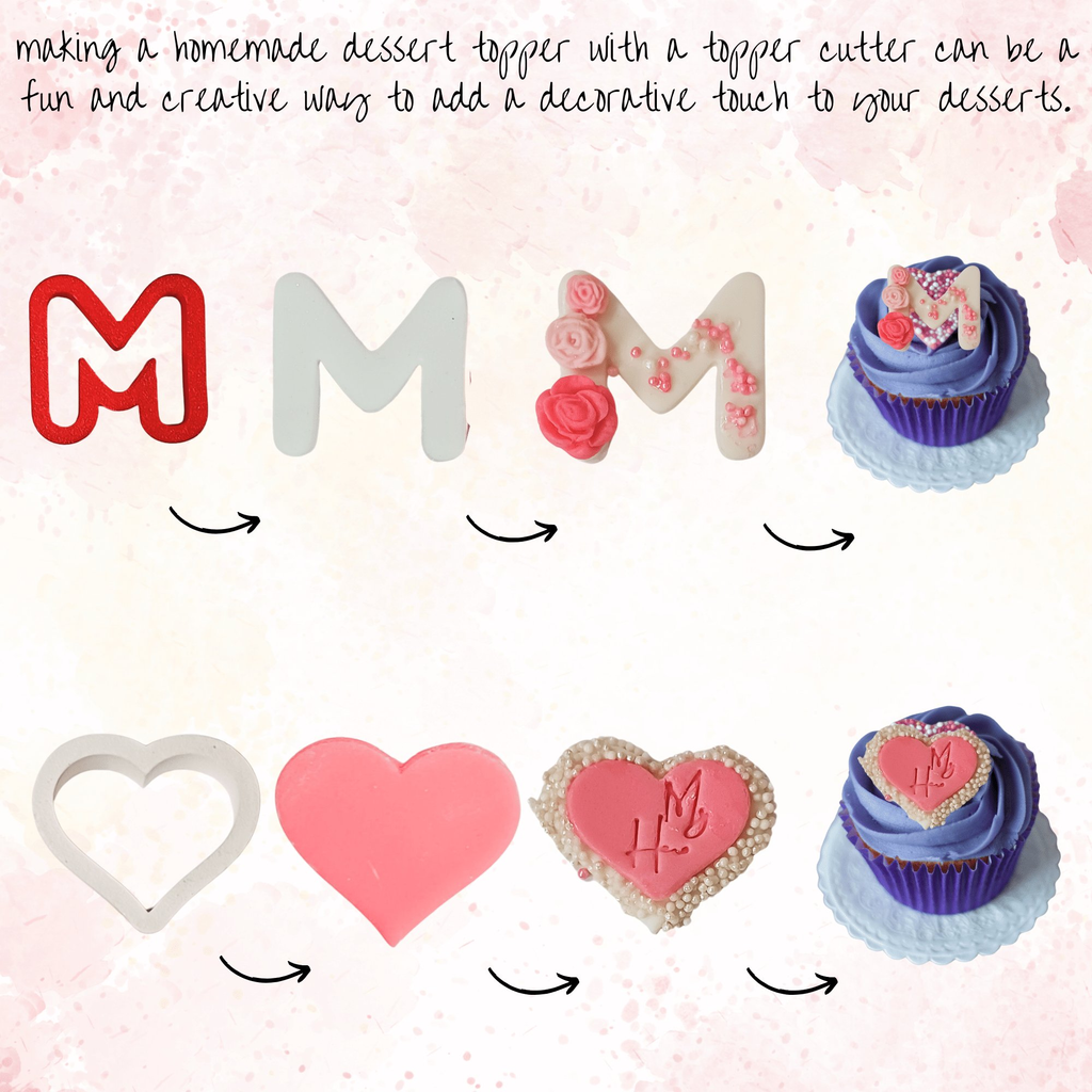 Confect Toppers Cutters | Best Mom Ever Topper Cutter | Fondant Cutter | (MDay-Cutters-06) | Grocsy