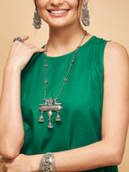 InWeave Women's Forest Green Short Kurta Palazzo Set | Grocsy