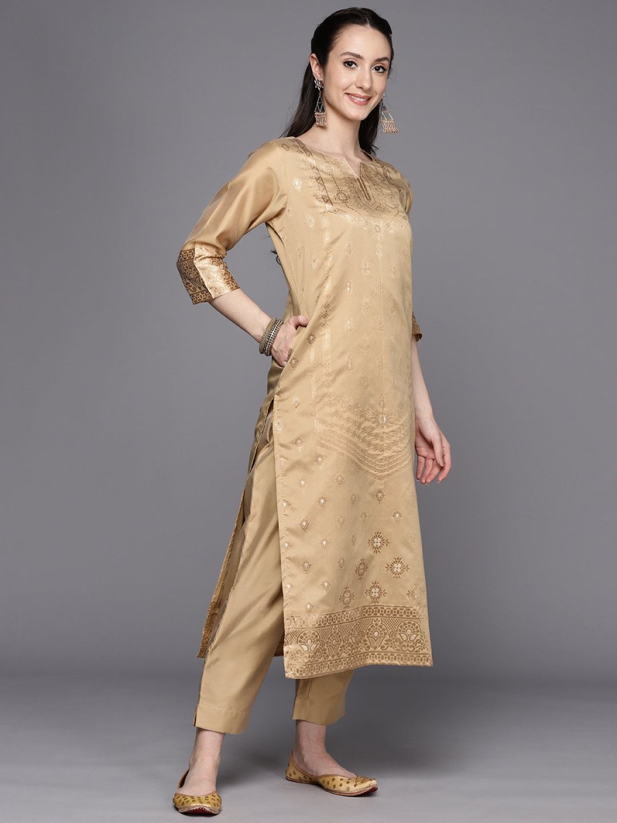 Ahalyaa Woven Design Ethnic Motifs Unstitched Dress Material | Grocsy