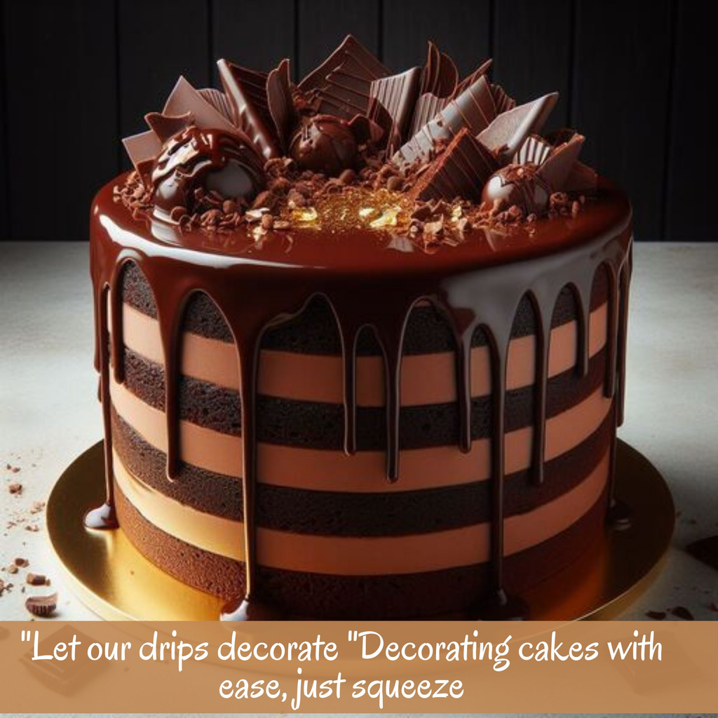 Confect Chocolate Brown | Edible Drips | Grocsy