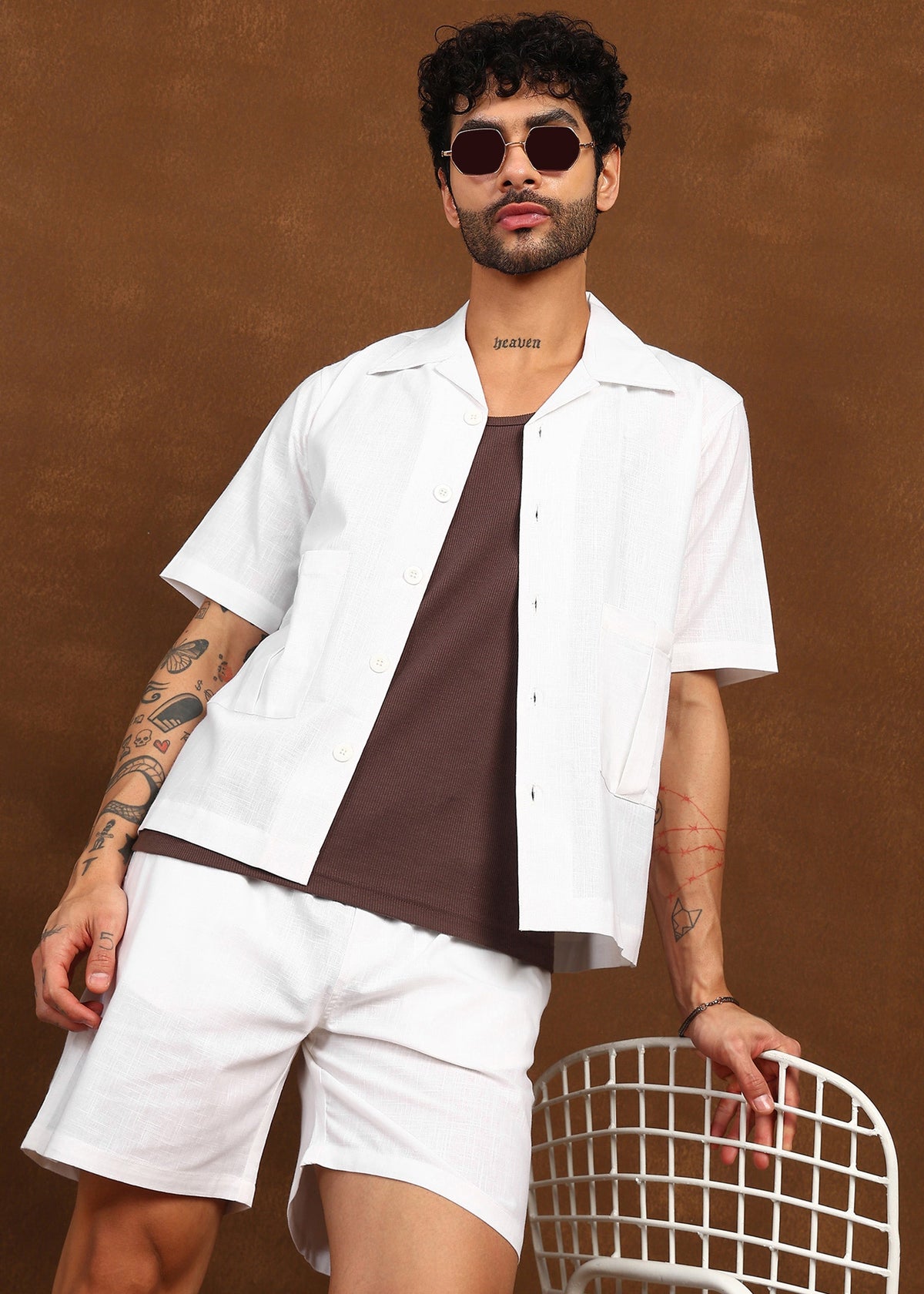 Fabmade Ivory Utility Co-Ord Set | Grocsy