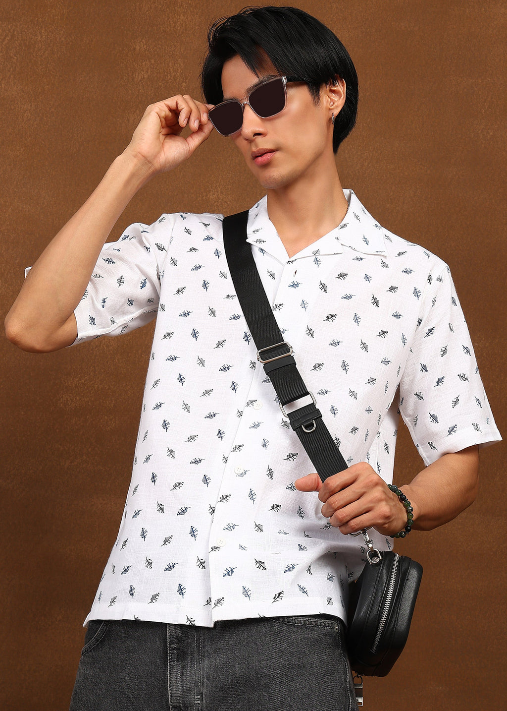 Fabmade Snow Leaf Shirt | Grocsy