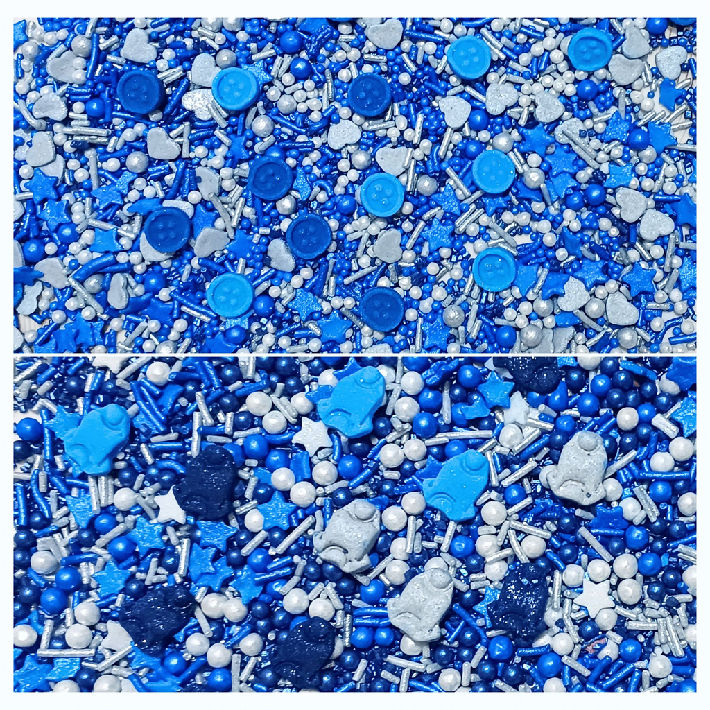 Confect Boys Baby Shower Sprinkles | Gender Reveal Sprinkles | Edible Sprinkles Assorted | Grocsy