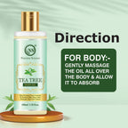 Nuerma Science Tea Tree Body Oil for Skin Cleansing & Moisturization | Grocsy