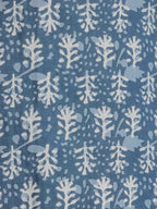 Aramya Straight Soft Cotton Block Print Women's Kurta - Blue | Grocsy