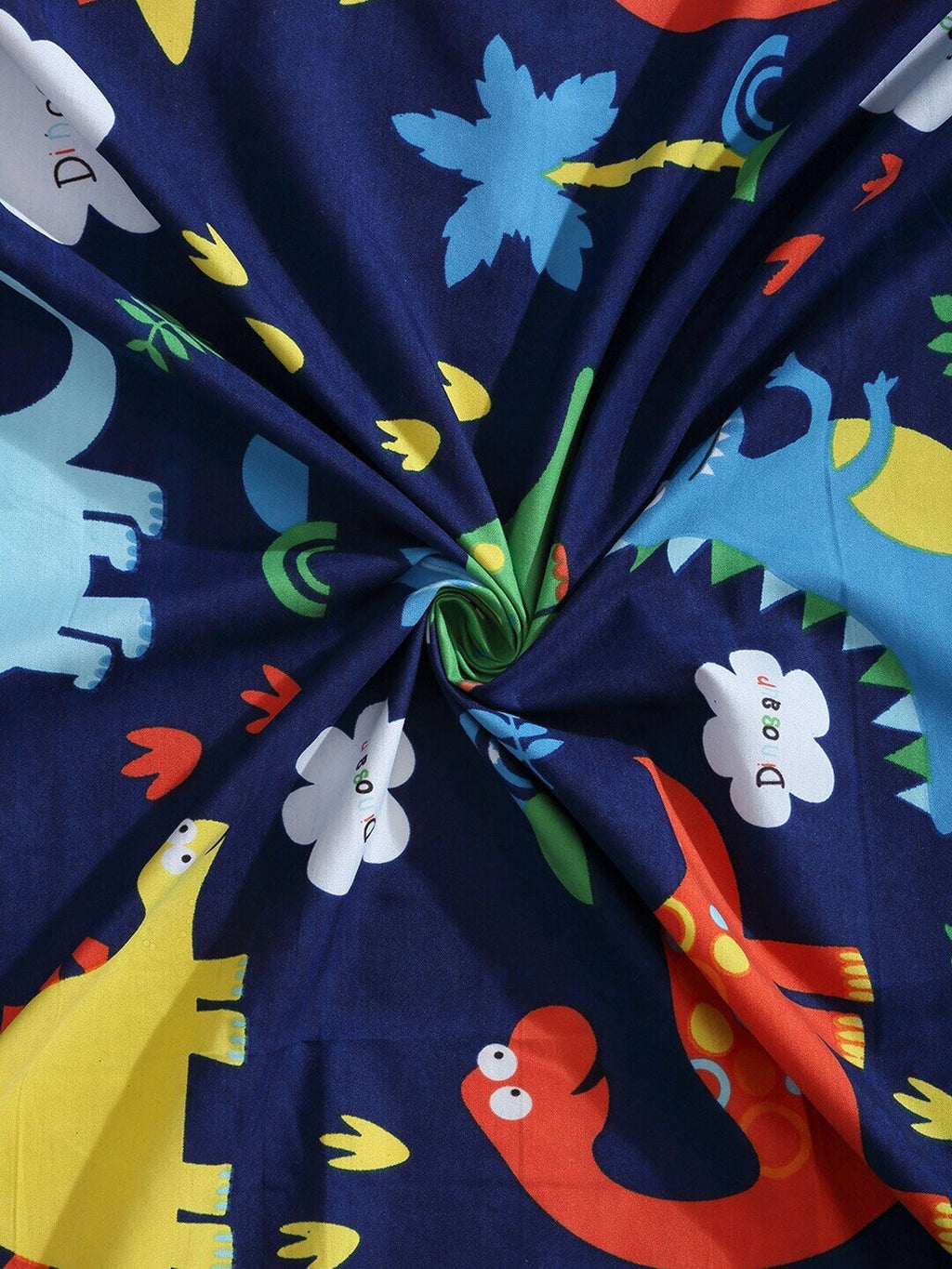 Home Sizzler Blue & Red Cartoon Characters 210 TC Bedsheet with Pillow Cover | Grocsy