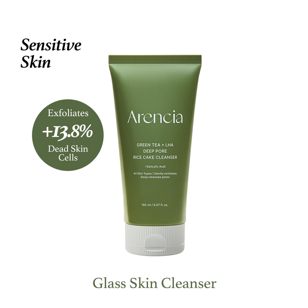 Arencia Green Tea + LHA Deep Pore Rice Cake Cleanser | Grocsy