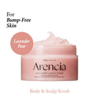 Arencia Lavender & Pear Fresh Cloud Body & Scalp Scrub | Grocsy