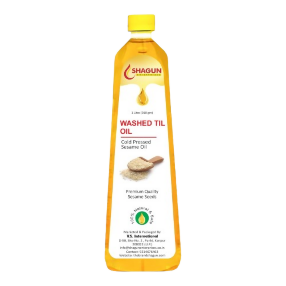 Shagun Cold Pressed Sesame Oil - Washed Til Oil | Grocsy