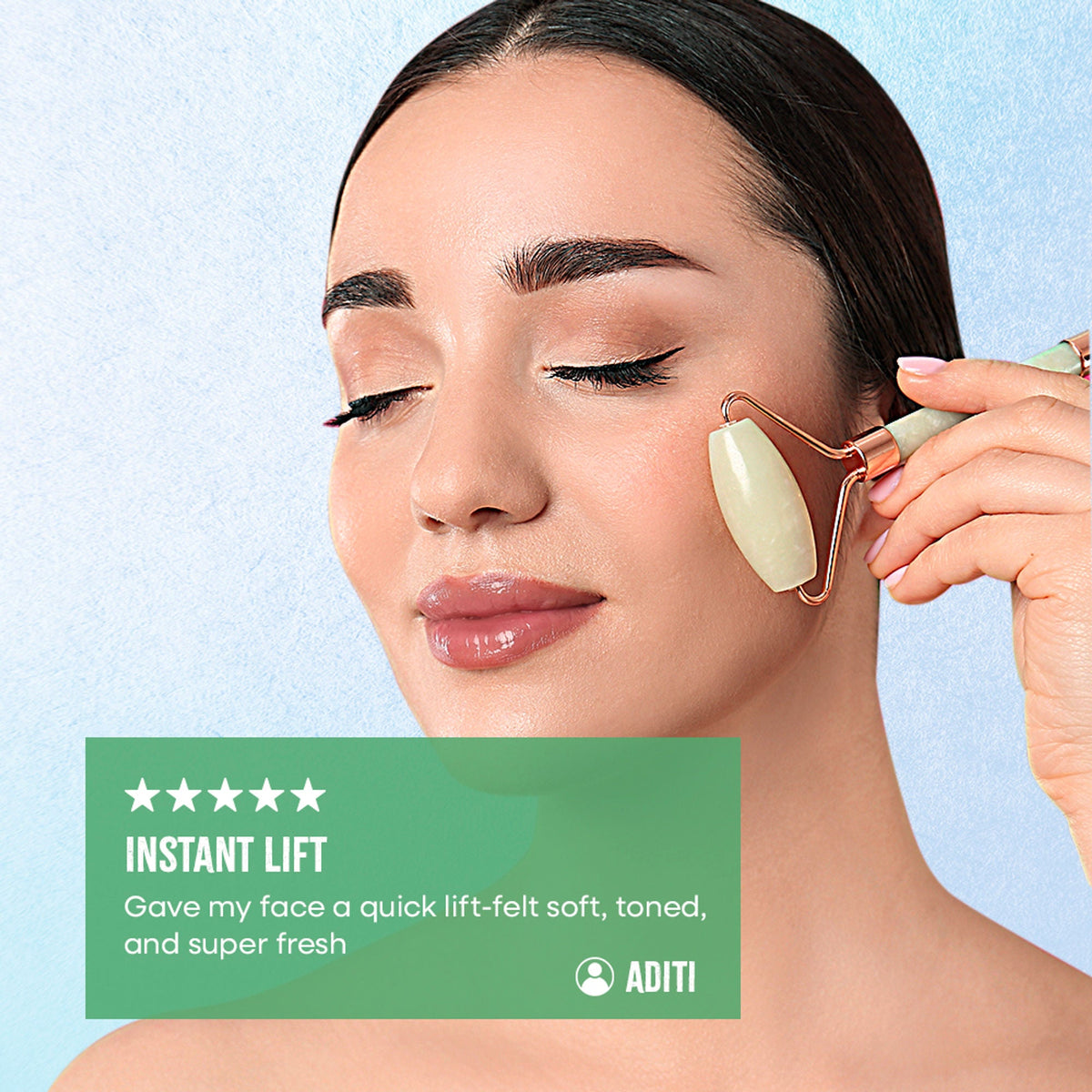 Nykaa Green Tea + Aloe Vera Sheet Mask For Hydrated Skin - Formulated in Korea - For All Skin Types - Rice Water + White Tea | Grocsy