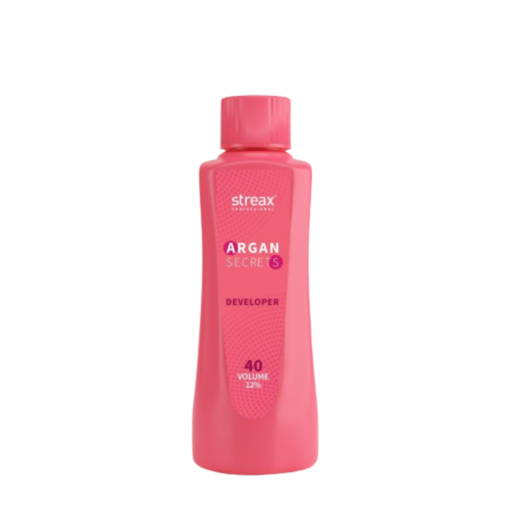 Streax Professional Developer for Argan Secrets Colourant - 40 Volume 12% | Grocsy