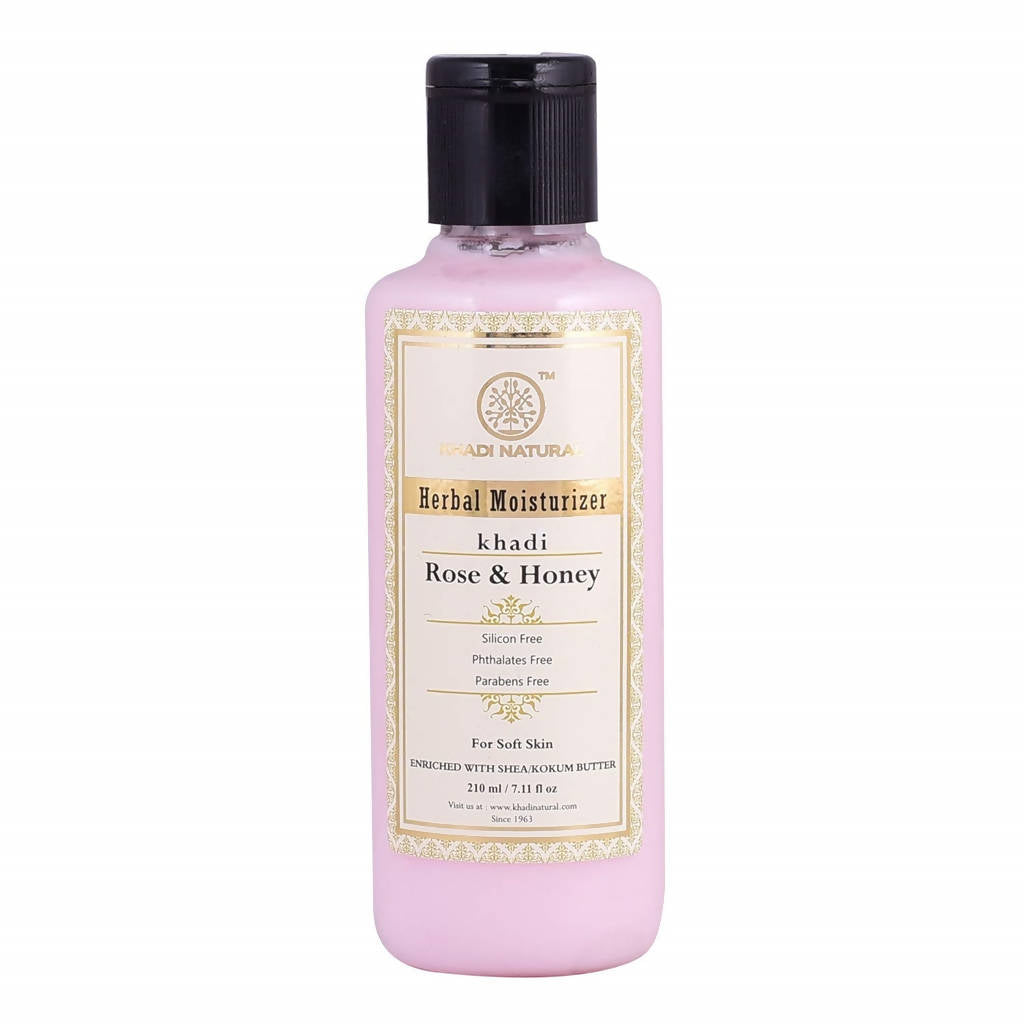 Khadi Natural Rose & Honey Moisturizer | Grocsy