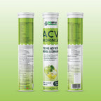 BOOSTIQ Apple Cider Vinegar With Moringa Effervescent Tablets - Green Apple Flavour | Grocsy