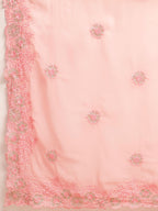 kasee Floral Zari Pure Georgette Saree | Grocsy