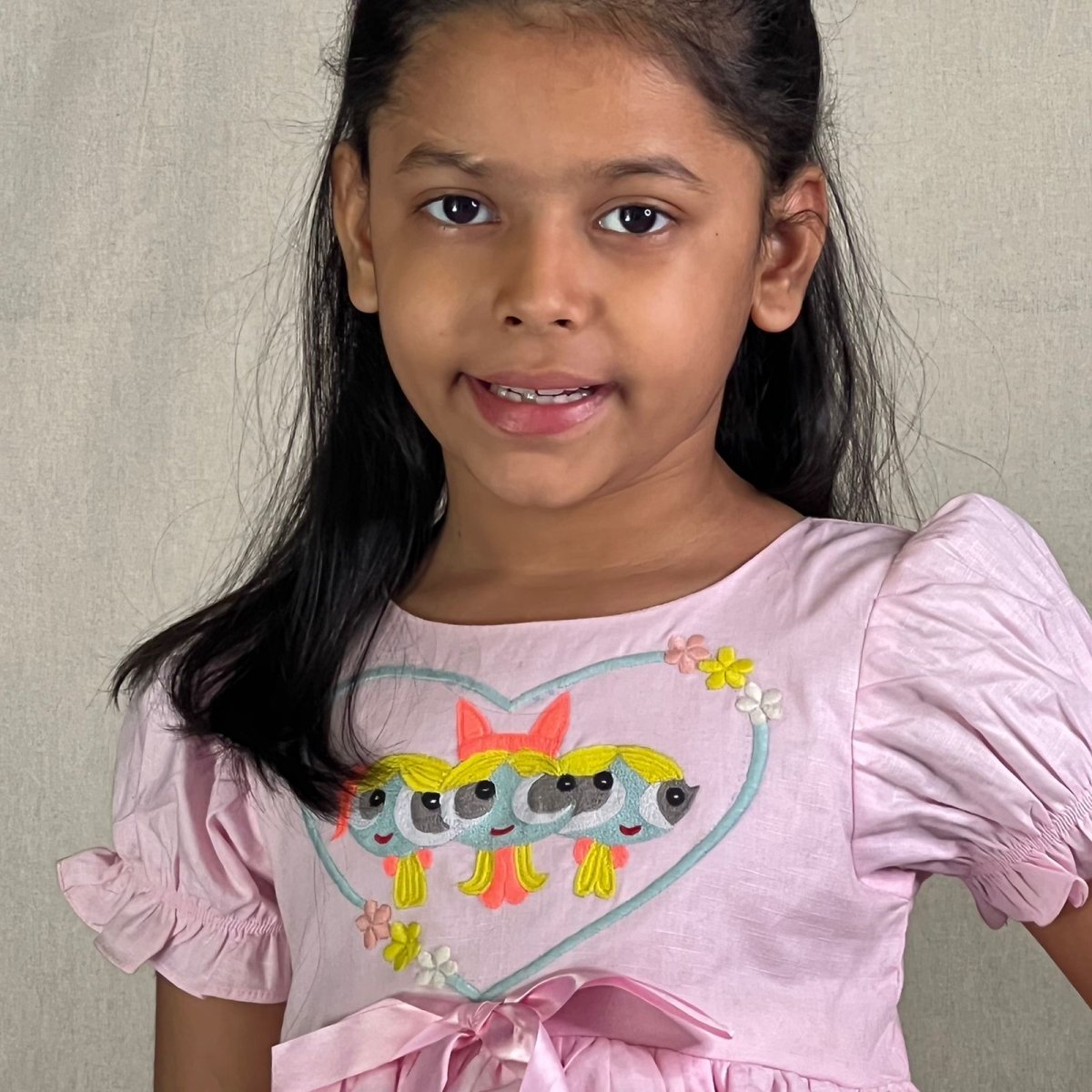 ArthLife Pink Power Girl Party Dress | Grocsy