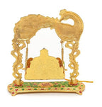 Labhcart Metal laddu Gopal Jhula Palna for Laddu Gopal Ji for 0 to 3 Number)(D12) | Grocsy