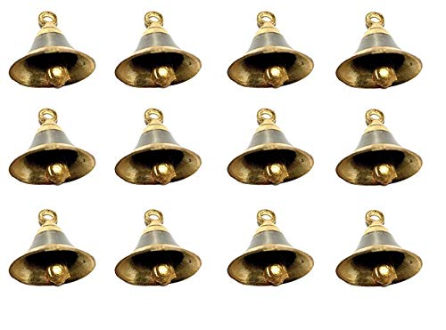 Uapan Brass Pooja Room Bells with J Hook | Grocsy