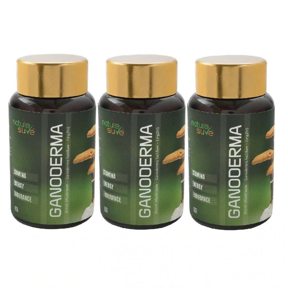 Nature Sure Ganoderma Ling Zhi Reishi Mushroom Capsules | Grocsy