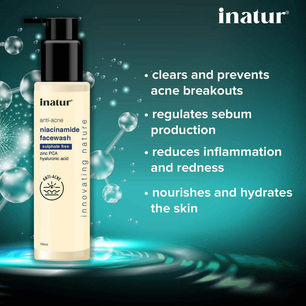 Inatur Niacinamide Face Wash | Grocsy
