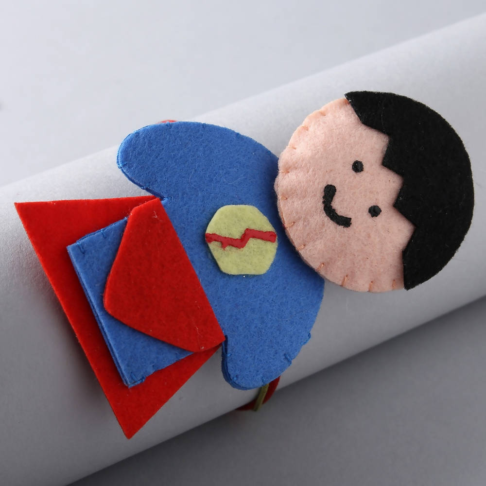 Superman Kids Rakhi & Besan Laddoos | Grocsy