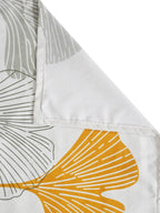 Home Sizzler Grey & Yellow Floral 210 TC Queen Bedsheet with 2 Pillow Covers | Grocsy