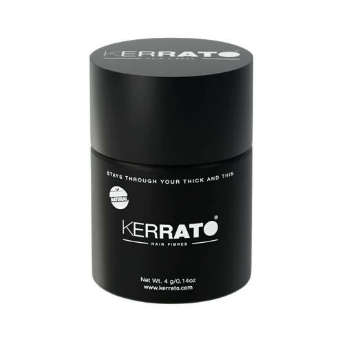 Kerrato Hair Fibres For Thinning Hair (Natural Black) | Grocsy