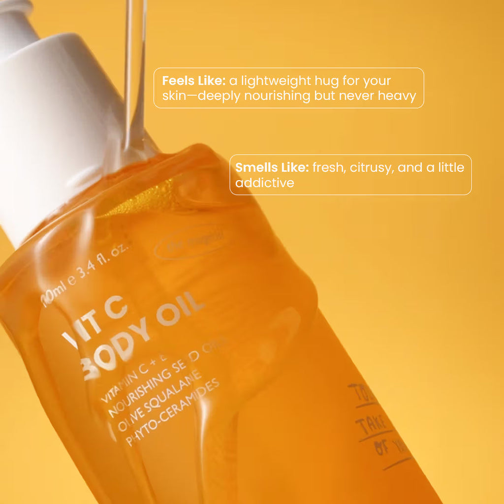 Aminu Melting Aminu Vit C Body Oil for Brightening & Hydrating | Grocsy