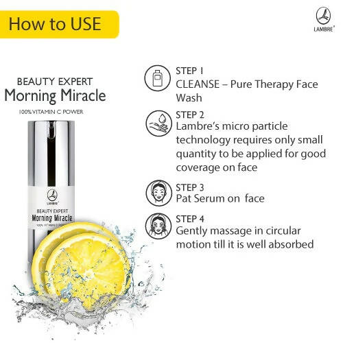 Lambre Beauty Expert Morning Miracle Vitamin C Power Serum | Grocsy