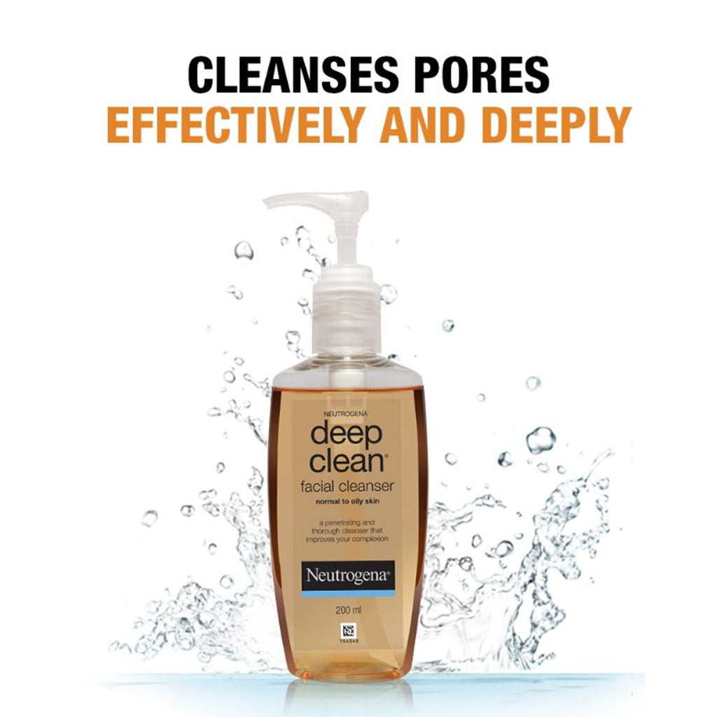 Neutrogena Deep Clean and Hyaluronic Acid Serum Combo | Grocsy