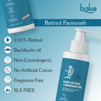 BAKE 0.05% Retinol Face Wash | Grocsy