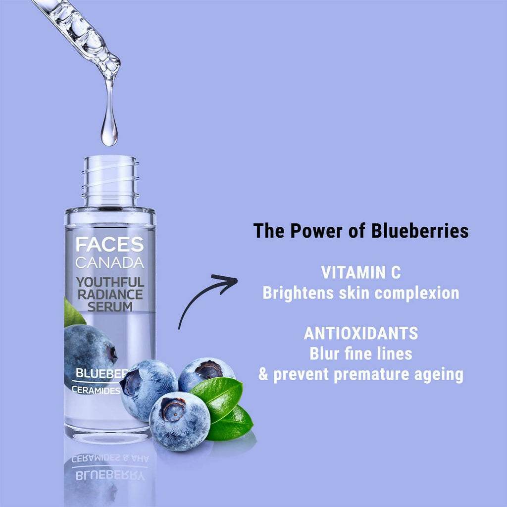 Faces Canada Youthful Radiance Serum - Blueberry | Grocsy