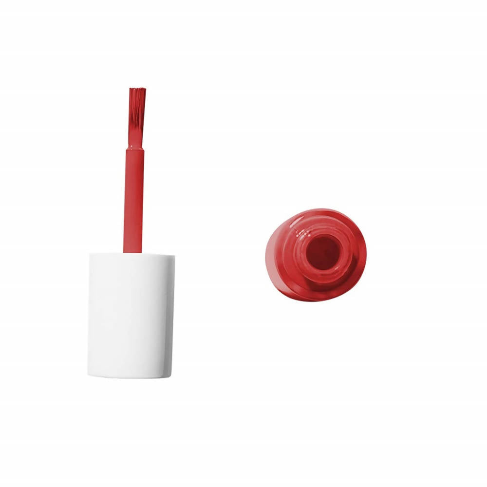 MYGLAMM LIT Nail Enamel - Rad - Crimson Red Shade (7 Ml) | Grocsy