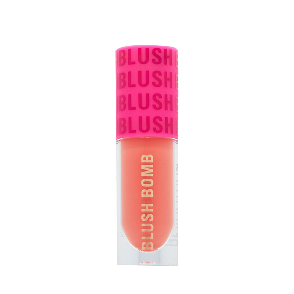 Makeup Revolution Bomb Cream Blusher-Lightweight Creamy Formula-Enriched With Vitamin E - Glam Orange | Grocsy