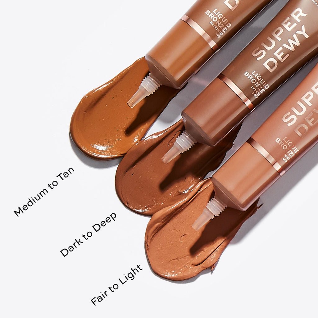 Makeup Revolution Superdewy Liquid Bronzer - Dark To Deep | Grocsy