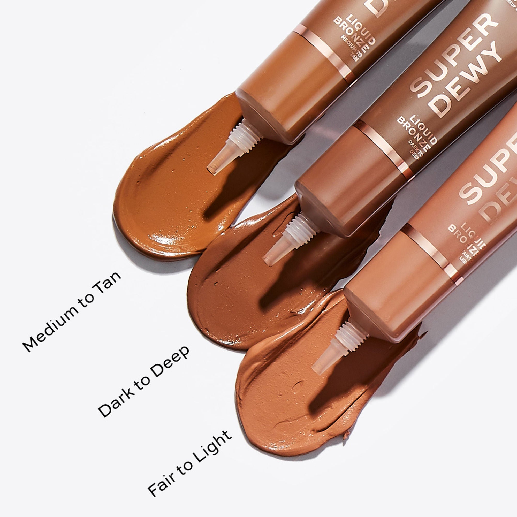 Makeup Revolution Superdewy Liquid Bronzer - Dark To Deep | Grocsy